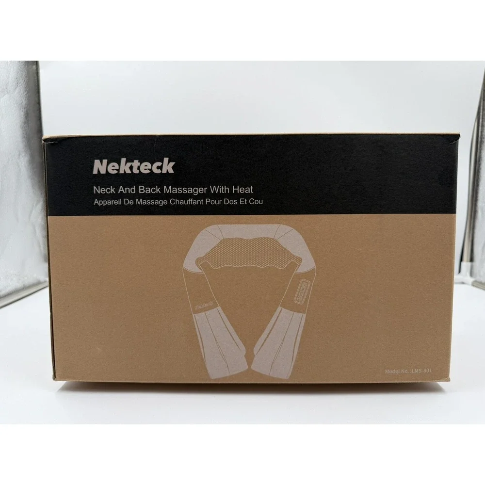 Nekteck Shiatsu Deep Kneading Massage Pillow‎